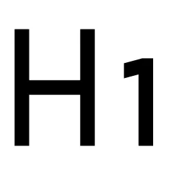 H 1 Icon