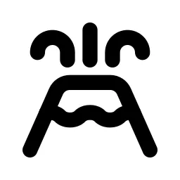 Volcano Line Icon
