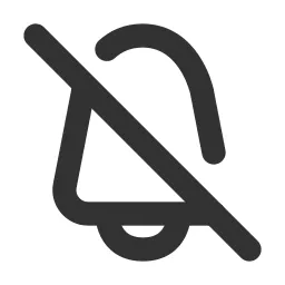 Bell Off Icon