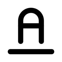 Baseline Line Icon