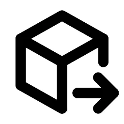 Package Export Line Icon