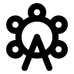 Building Carousel Line Icon