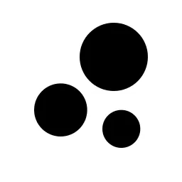 Bubble Chart Fill Icon