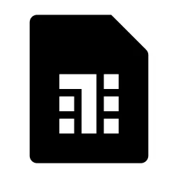 Sim Card 2 Fill Icon