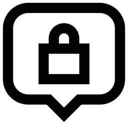 Lock Chat Icon