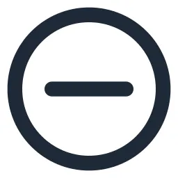 Minus Circle Line Icon
