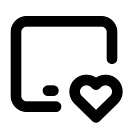 Device Ipad Horizontal Heart Line Icon
