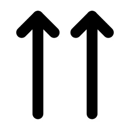 Arrows Up Line Icon