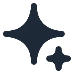 Ai Sparks Solid Icon