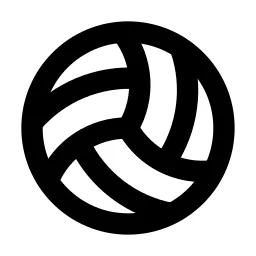 Ball Volleyball Line Icon