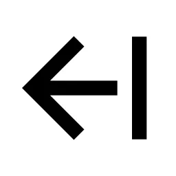 Expand Left Line Icon
