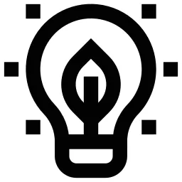 Green Lightbulb Icon