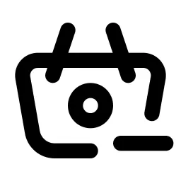 Basket Minus Line Icon