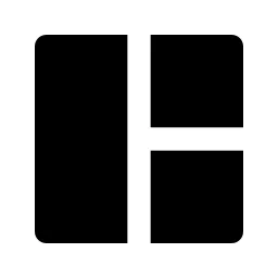 Layout 2 Fill Icon