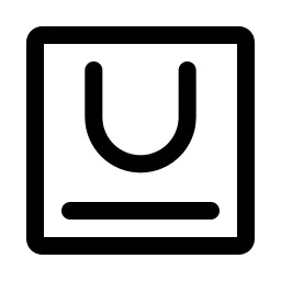 Underline Square Icon