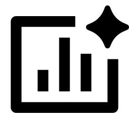 Bar Chart Box Ai Line Icon