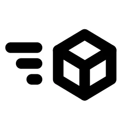 Cube Send Line Icon