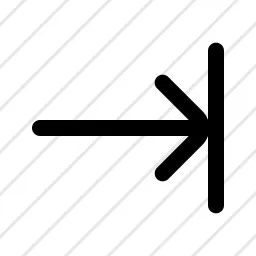 Arrow Wall 2 Right Align Right Icon