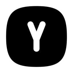 Square Rounded Letter Y Icon