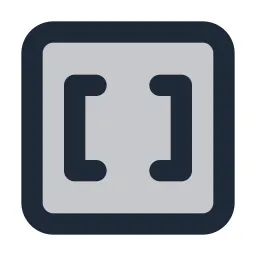 Braces Box Duotone Icon