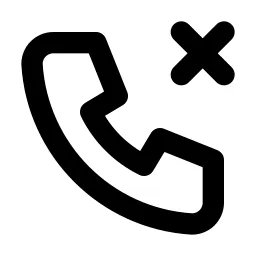 Phone End Line Icon