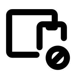 Devices Cancel Line Icon