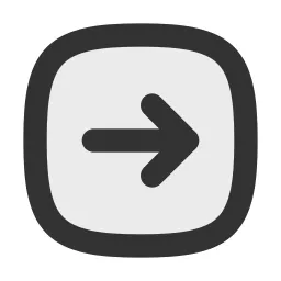 Arrow Right Square Duotone Icon