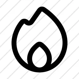 Fire 2 Flame Hot Heat Icon