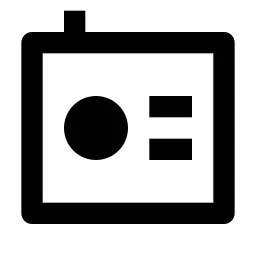 Radio 2 Line Icon