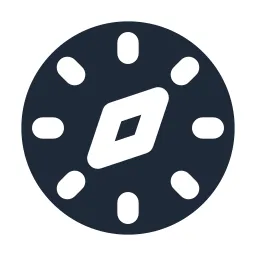 Compass 3 Solid Icon