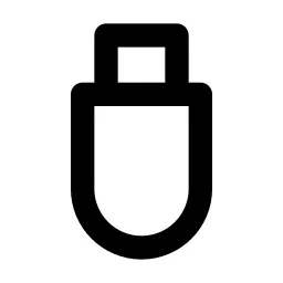 Device Usb Line Icon
