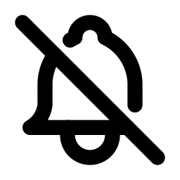 Bell Off Line Icon