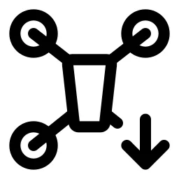 Drone Landing Icon