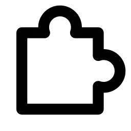 Puzzle Line Icon