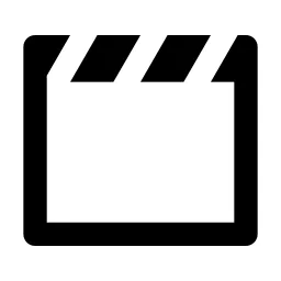 Clapperboard Line Icon