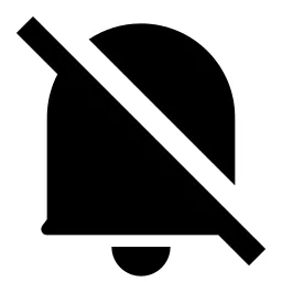 Notification Off Fill Icon