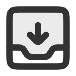 Inbox In Duotone Icon