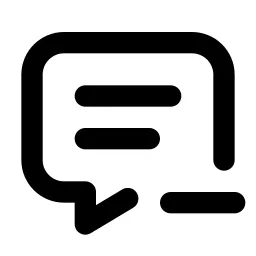 Message Minus Line Icon