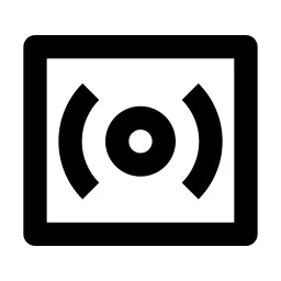 Surround Sound Line Icon