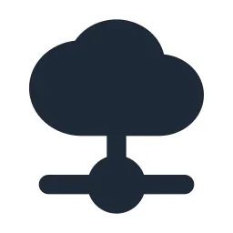 Cloud Connect Solid Icon