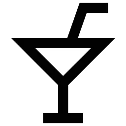 Martini Straw Icon