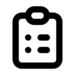 Clipboard List Line Icon