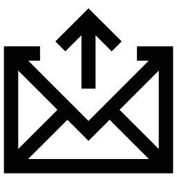 Arrow Up Envelope Icon