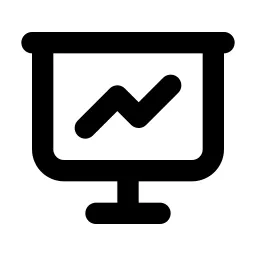 Presentation Line Icon