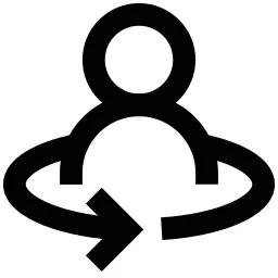 Person Rotation Icon