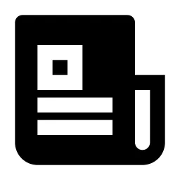 Newspaper Fill Icon