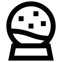 Snow Globe Decoration Icon