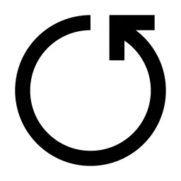 Reset Left Line Icon