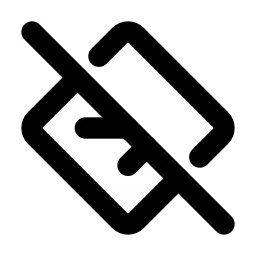 Direction Sign Off Line Icon