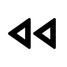 Rewind Mini Line Icon
